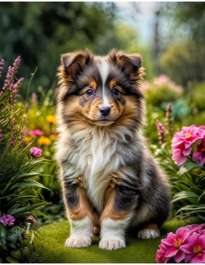 Shetland Sheepdog Portrait Paintings Shetland Sheepdog Portrait Paintings