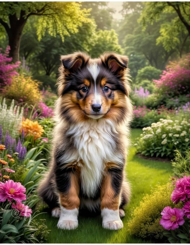 Shetland Sheepdog Portrait Paintings Shetland Sheepdog Portrait Paintings