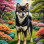 Shiba Inu Portrait Paintings