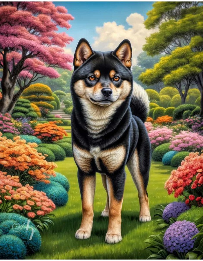 Shiba Inu Portrait Paintings Shiba Inu Portrait Paintings