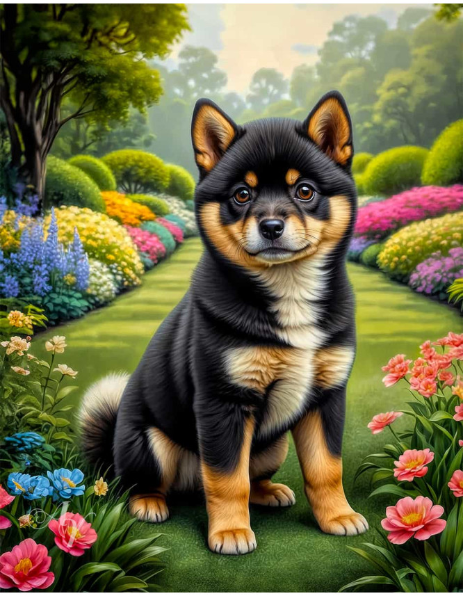 Shiba Inu Portrait Paintings Shiba Inu Portrait Paintings