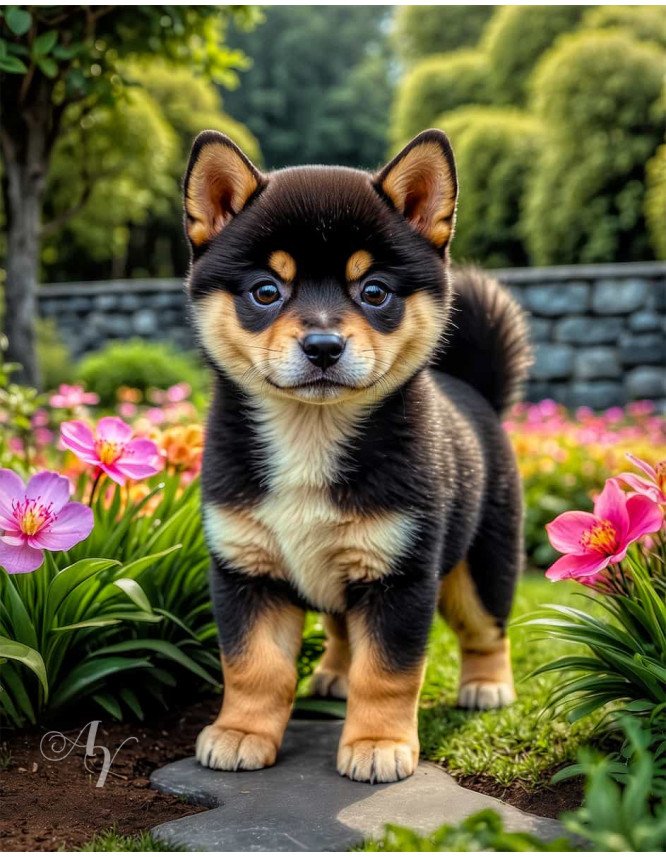 Shiba Inu Portrait Paintings Shiba Inu Portrait Paintings