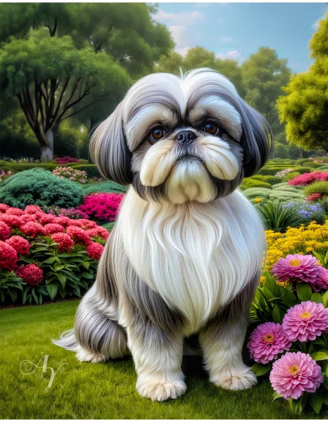 Shih Tzu Portrait Paintings Shih Tzu Portrait Paintings
