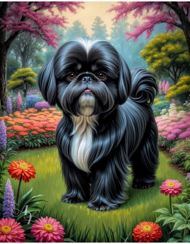 Shih Tzu Portrait Paintings Shih Tzu Portrait Paintings