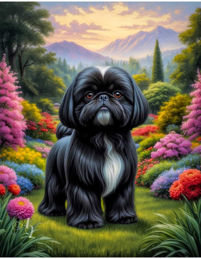 Shih Tzu Portrait Paintings Shih Tzu Portrait Paintings