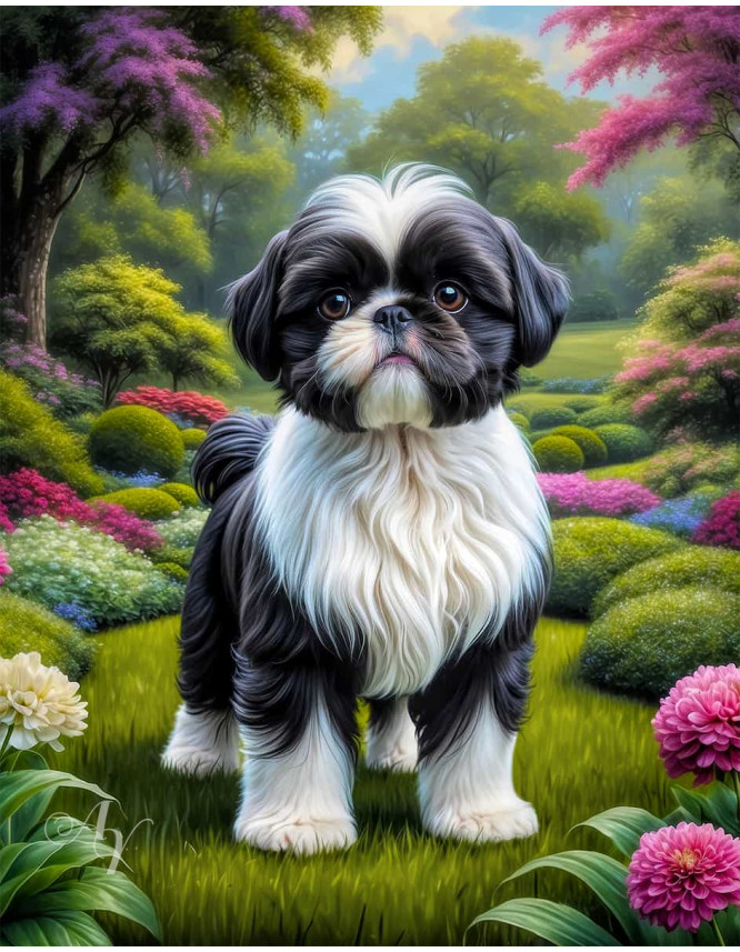 Shih Tzu Portrait Paintings Shih Tzu Portrait Paintings