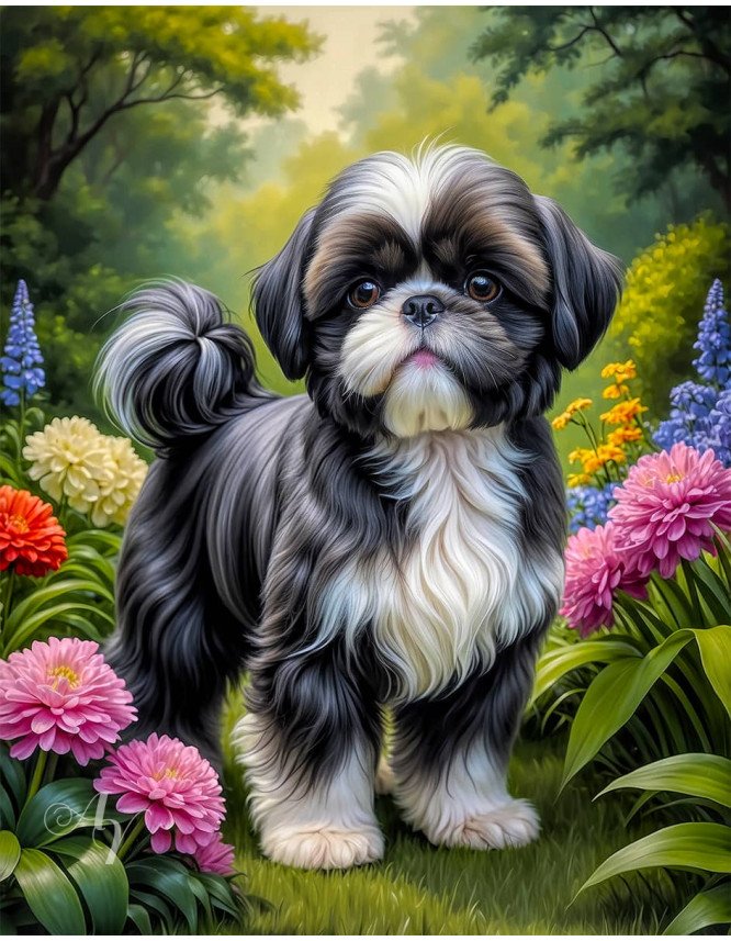 Shih Tzu Portrait Paintings Shih Tzu Portrait Paintings