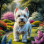 West Highland Terrier Portrait Paintings