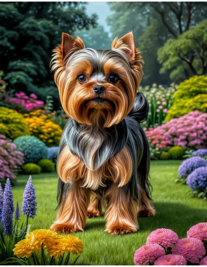 Yorkshire Terrier Portrait Paintings Yorkshire Terrier Portrait Paintings