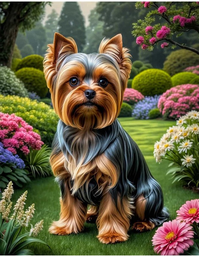 Yorkshire Terrier Portrait Paintings Yorkshire Terrier Portrait Paintings
