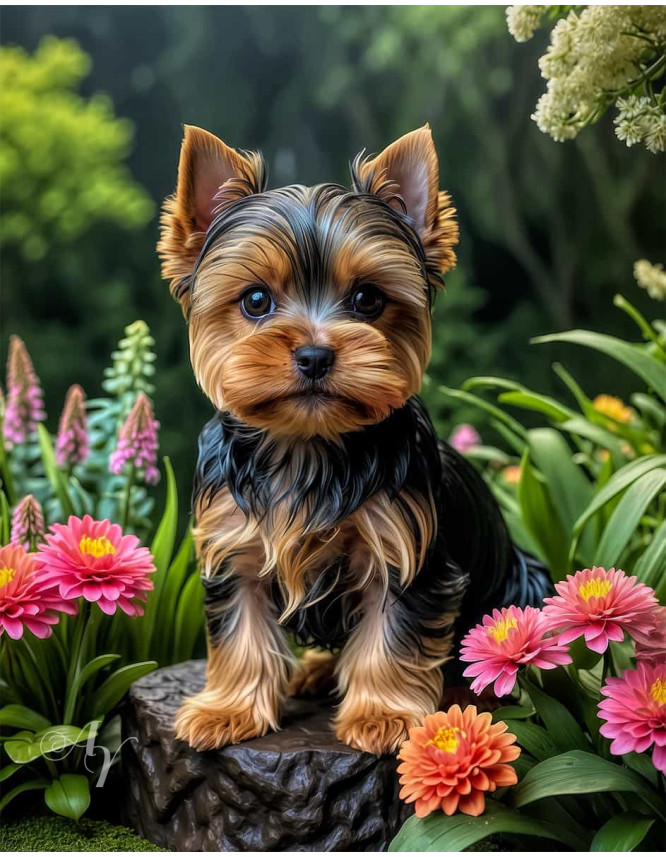 Yorkshire Terrier Portrait Paintings Yorkshire Terrier Portrait Paintings