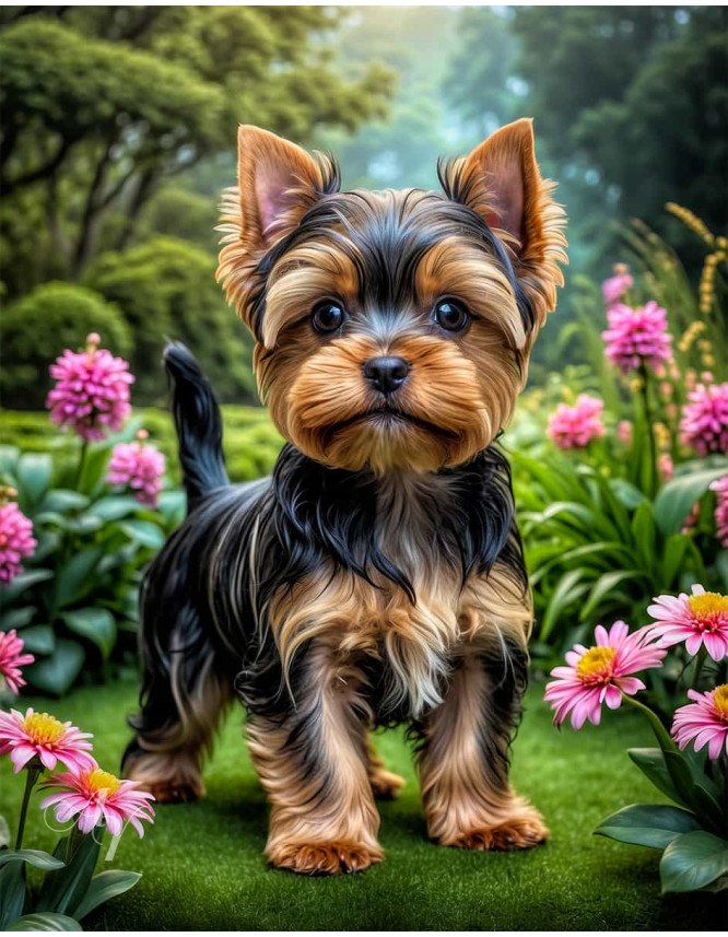 Yorkshire Terrier Portrait Paintings Yorkshire Terrier Portrait Paintings