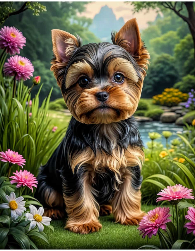 Yorkshire Terrier Portrait Paintings Yorkshire Terrier Portrait Paintings