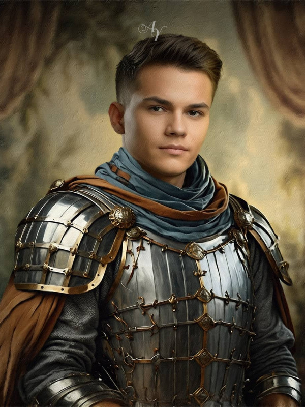 Medieval Knight Customized Photo Paintings