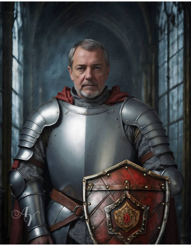 Medieval Knight Customized Photo Paintings Medieval Knight Customized Photo Paintings