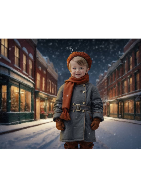 Victorian Street Child Customized Photo Paintings