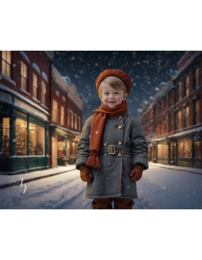 Victorian Street Child Customized Photo Paintings Victorian Street Child Customized Photo Paintings