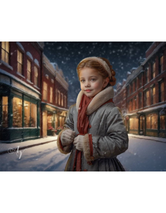 Victorian Street Child Customized Photo Paintings