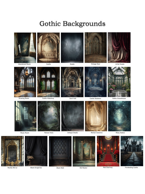 Gothic Customized Photo Paintings