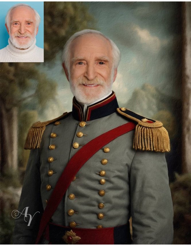 Vintage Soldier Customized Photo Paintings Vintage Soldier Customized Photo Paintings