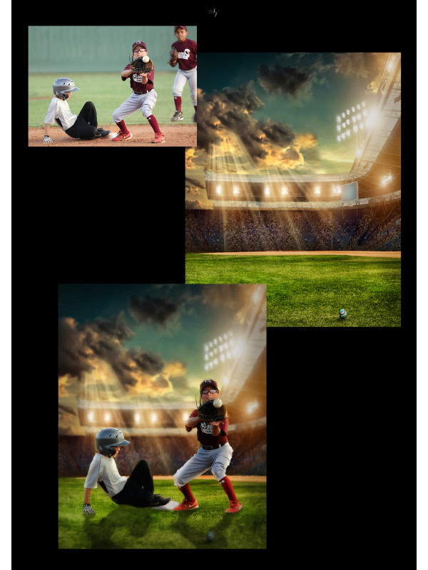 Baseball Star Keepsake Customized Photo Paintings