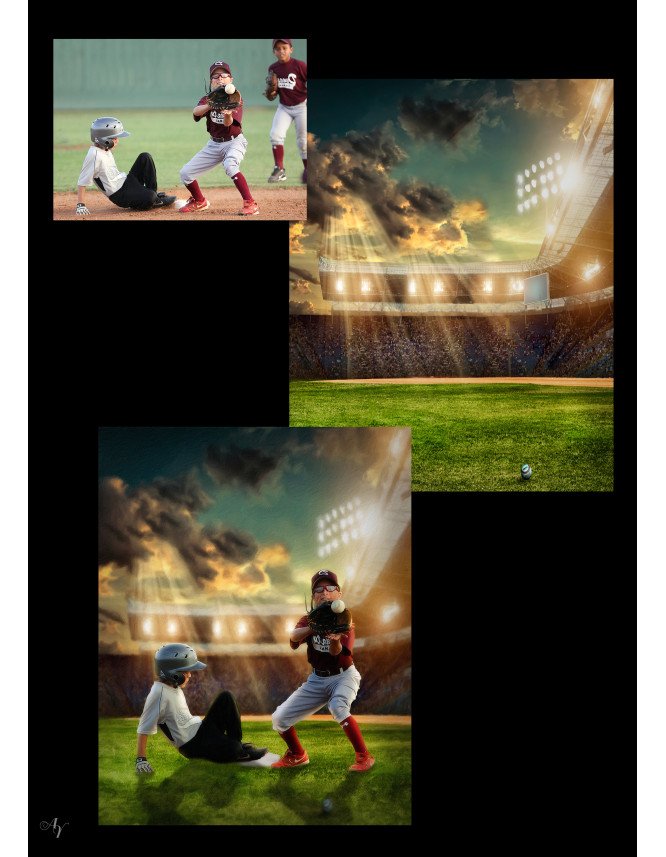 Baseball Star Customized Photo Paintings