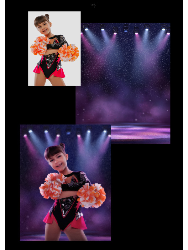 Cheerleader Stars Customized Photo Paintings