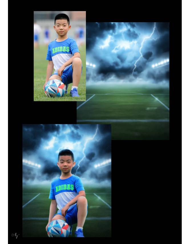 Soccer Star Customized Photo Paintings Soccer Star Customized Photo Paintings