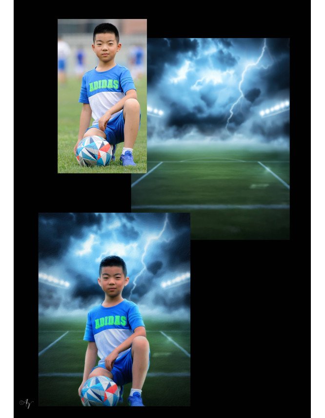 Soccer Star Customized Photo Paintings Soccer Star Customized Photo Paintings