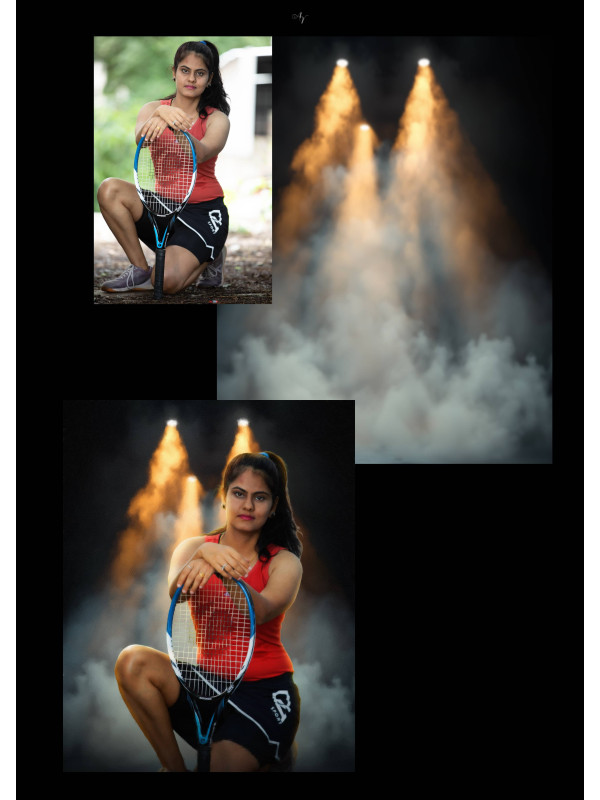 Tennis Fantasy Customized Photo Paintings on Canvas