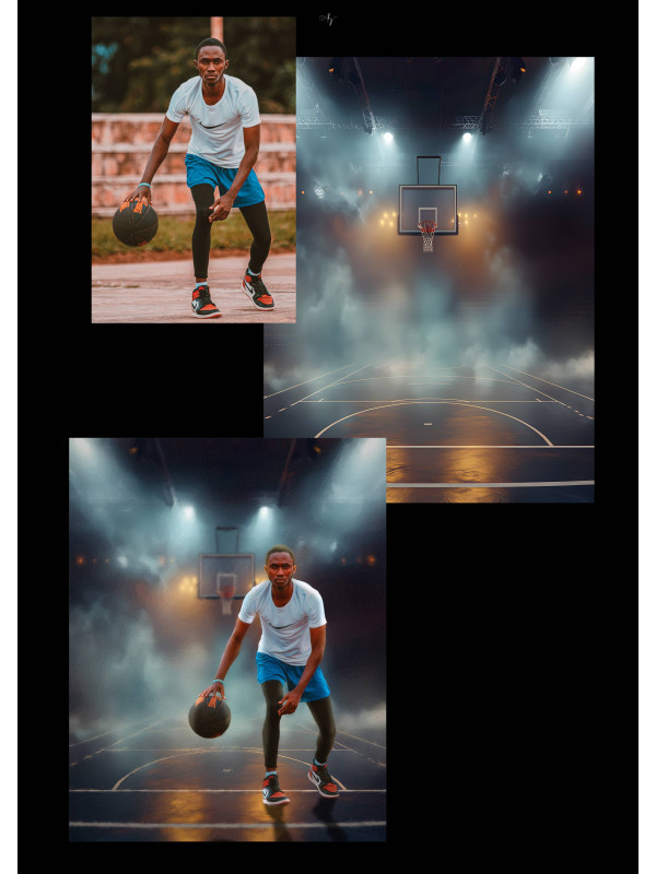 Basketball Star Customized Photo Paintings on Canvas