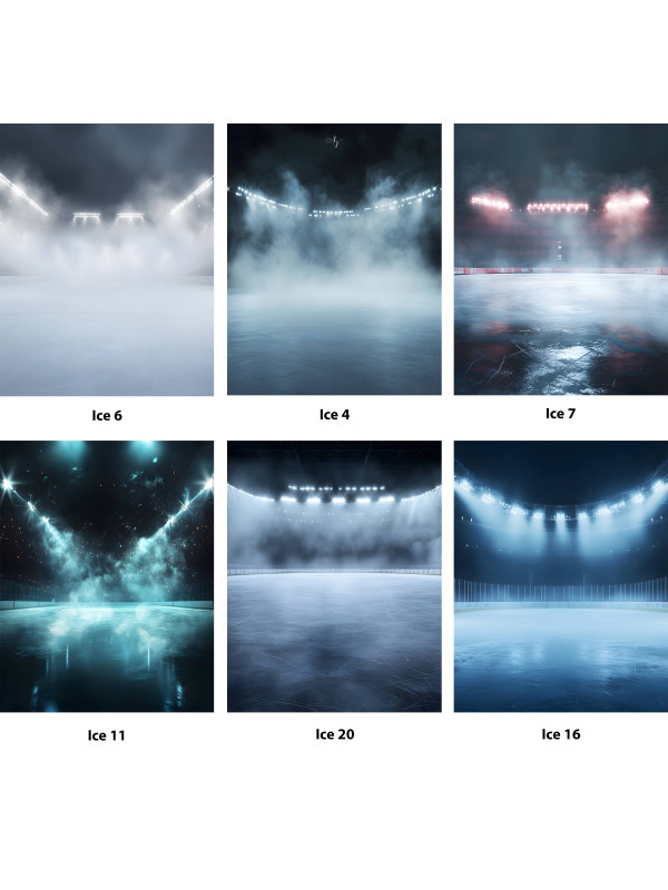 Ice Skating - Hockey Customized Photo Paintings on Canvas