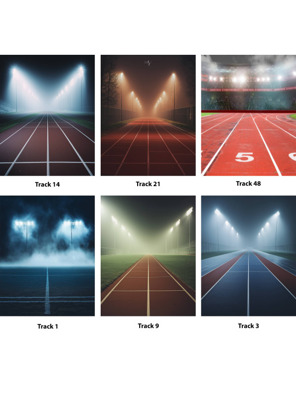 Track Stars Fantasy Customized Photo Paintings