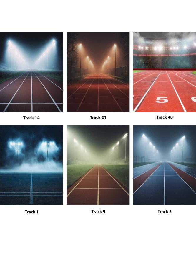 Track Stars Customized Photo Paintings