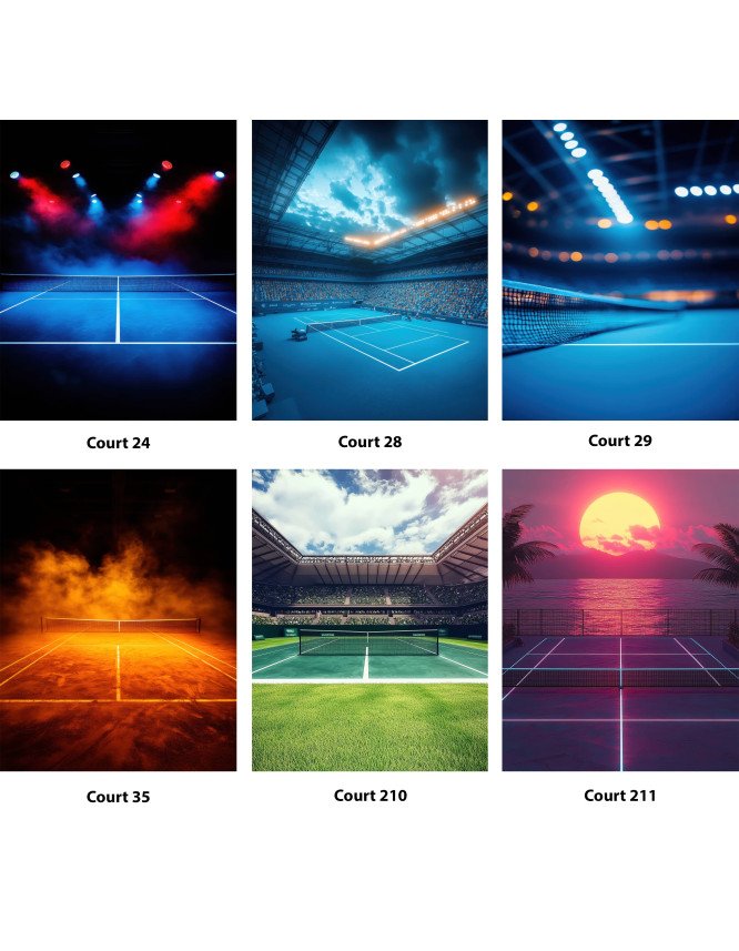 Tennis Customized Photo Paintings