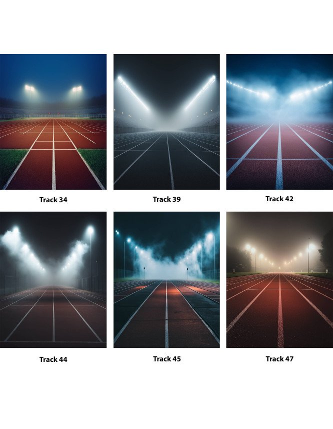 Track Stars Customized Photo Paintings
