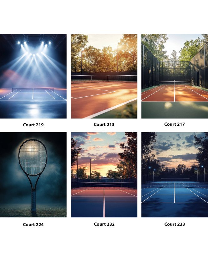 Tennis Customized Photo Paintings