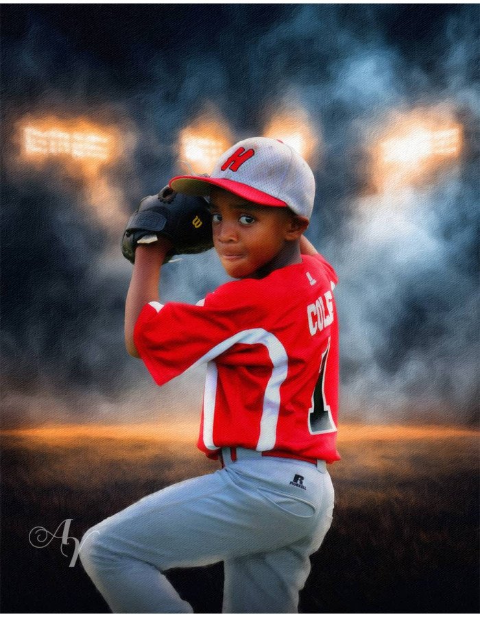 Baseball Star Customized Photo Paintings Baseball Star Customized Photo Paintings