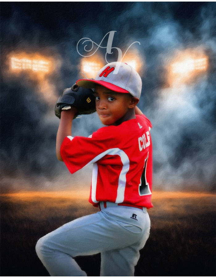 Baseball Star Customized Photo Paintings Baseball Star Customized Photo Paintings
