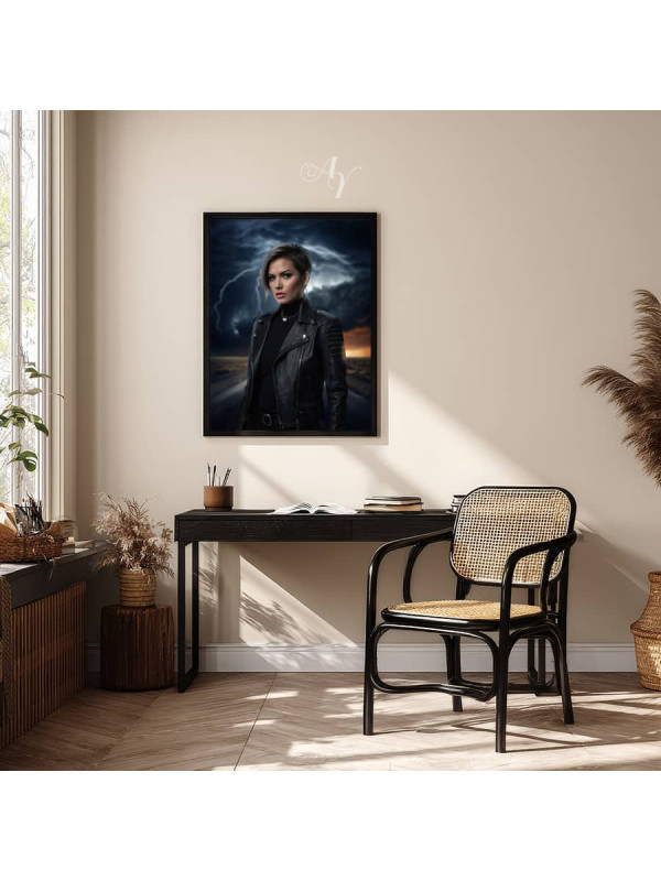 Adult Biker Customized Photo Paintings