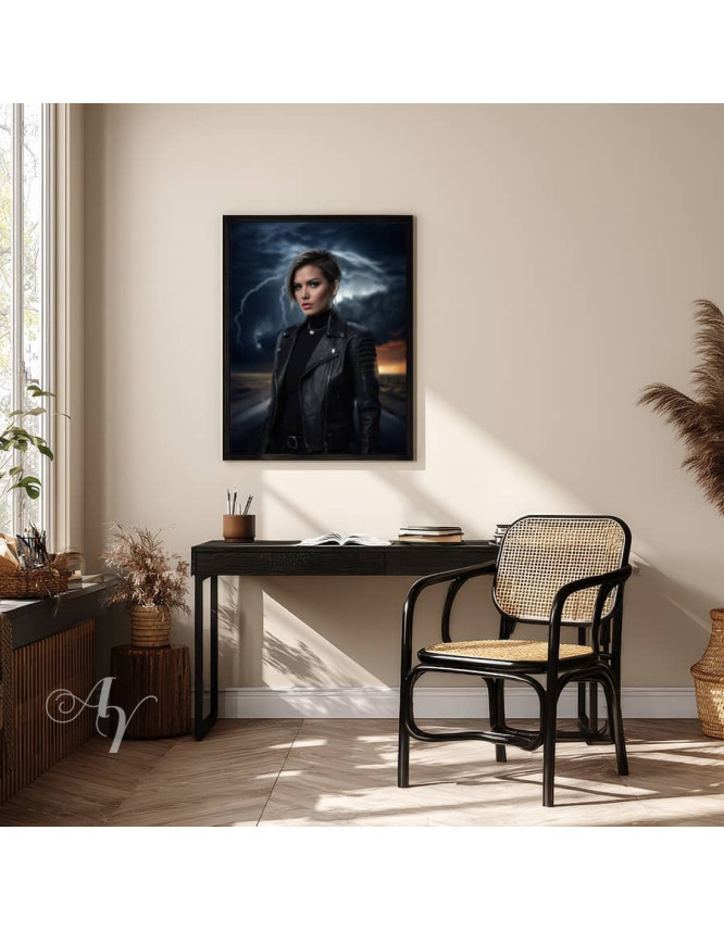 Adult Biker Customized Photo Paintings Adult Biker Customized Photo Paintings