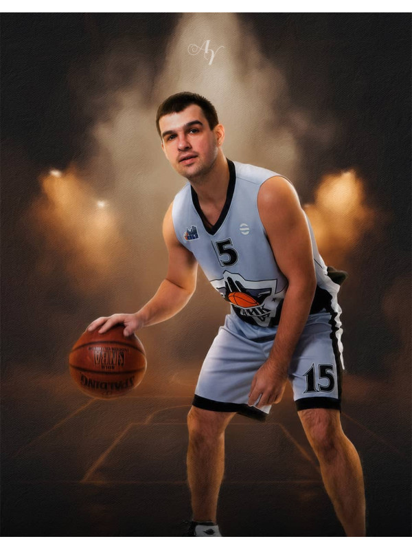 Basketball Star Customized Photo Paintings on Canvas