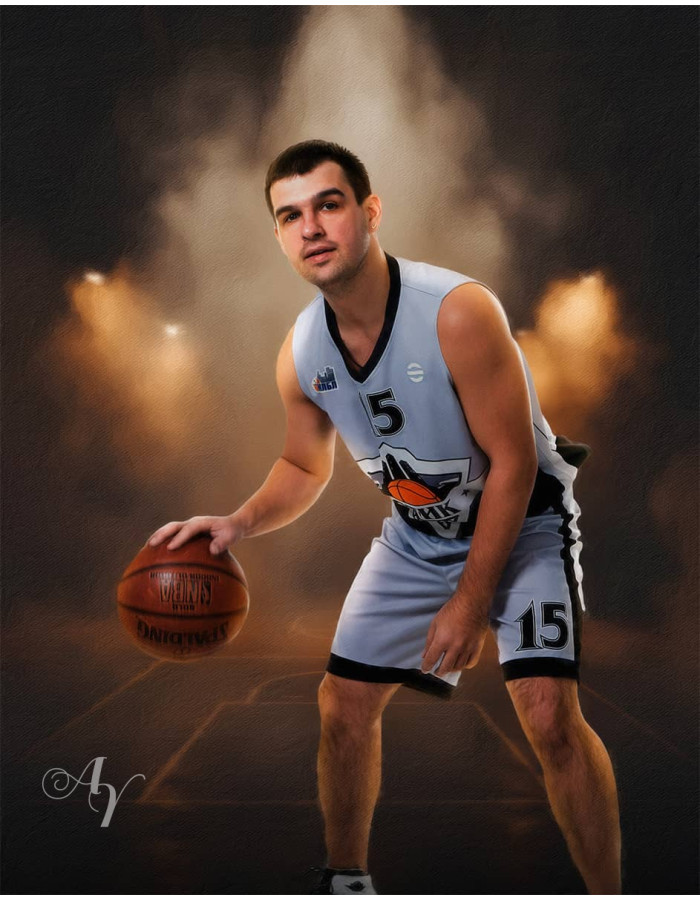 Basketball Star Customized Photo Paintings Basketball Star Customized Photo Paintings