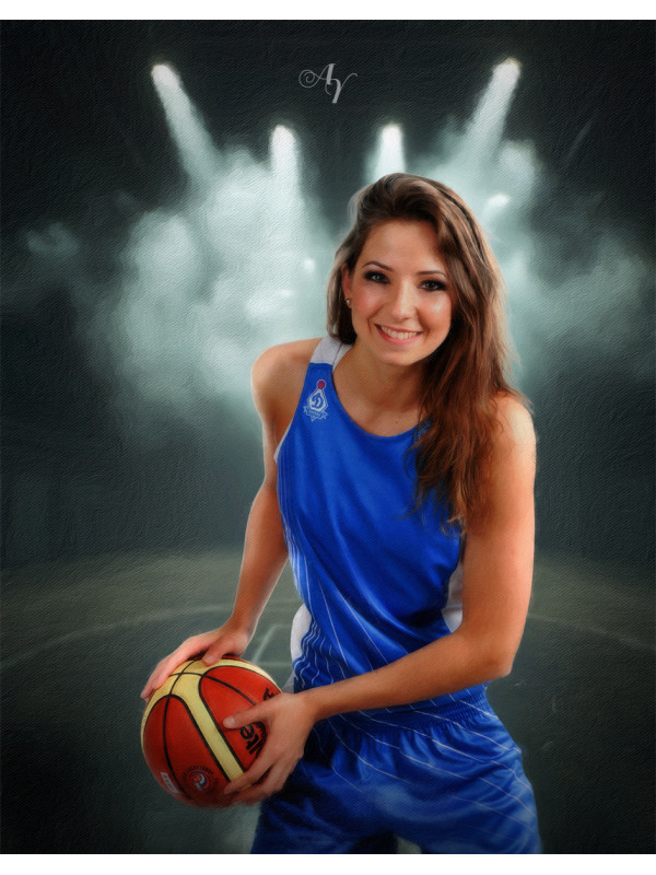 Basketball Star Customized Photo Paintings on Canvas