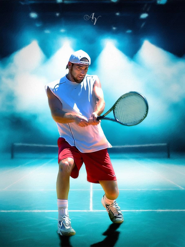 Tennis Customized Photo Paintings