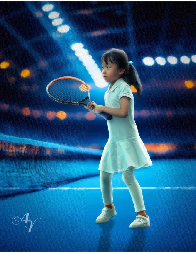 Tennis Customized Photo Paintings Tennis Customized Photo Paintings