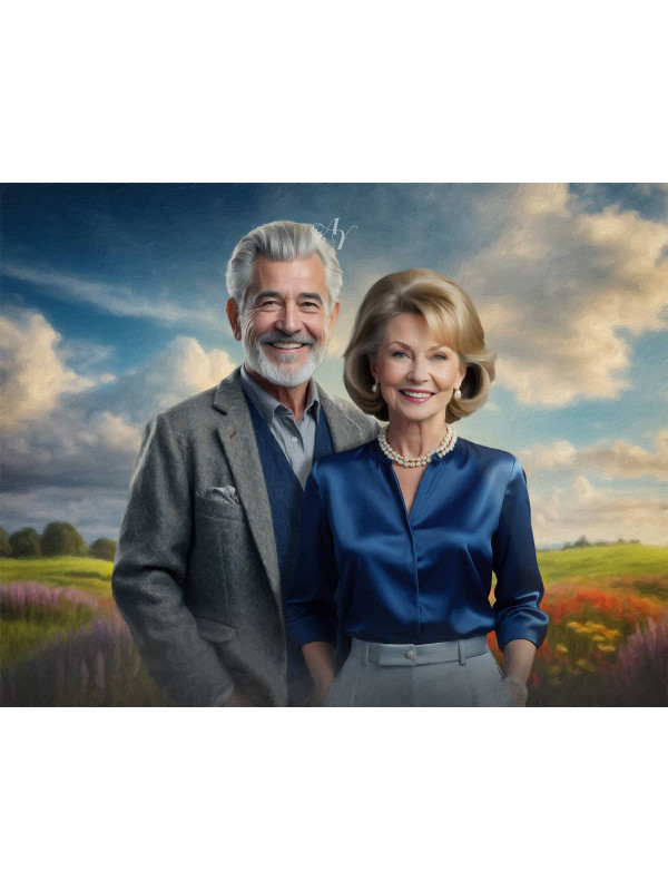 Eternal Garden Memorial Customized Photo Paintings