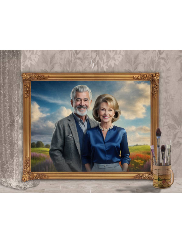 Eternal Garden Memorial Customized Photo Paintings