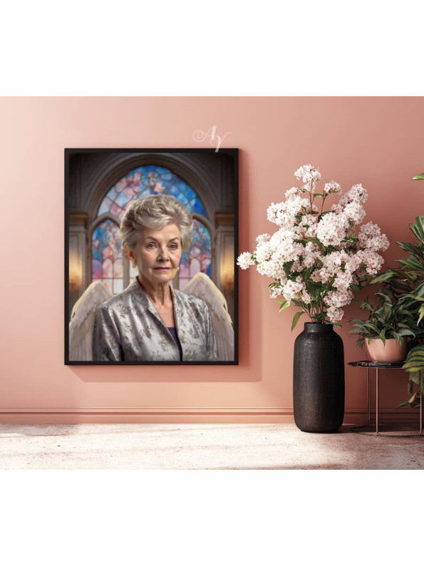Stained Glass Memorial Customized Photo Paintings