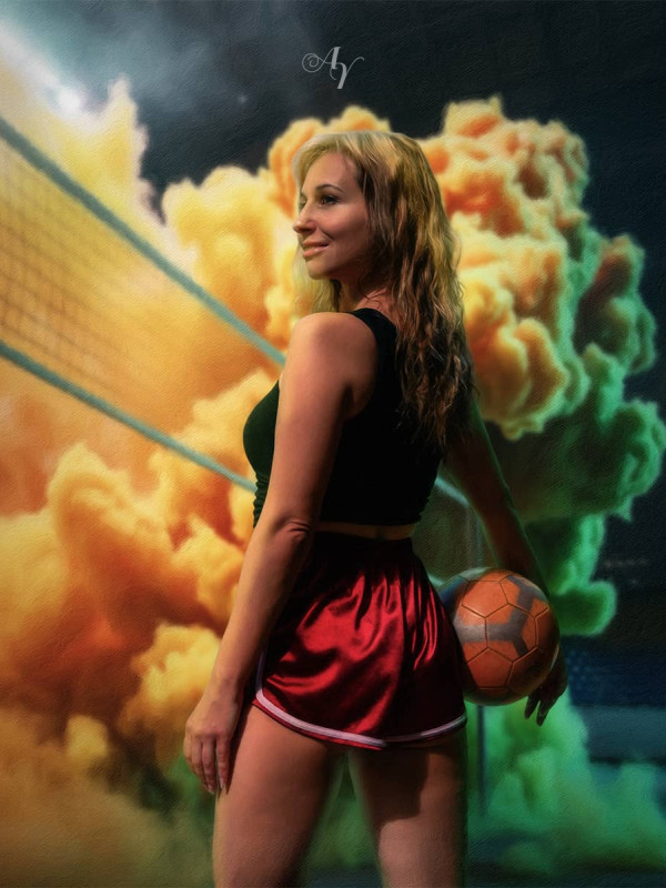 Volleyball Customized Photo Paintings